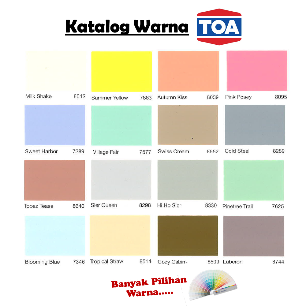 Jual TOA 4 Seasons Interior - Cat Tembok Interior atau Dalam Ruangan 5 ...