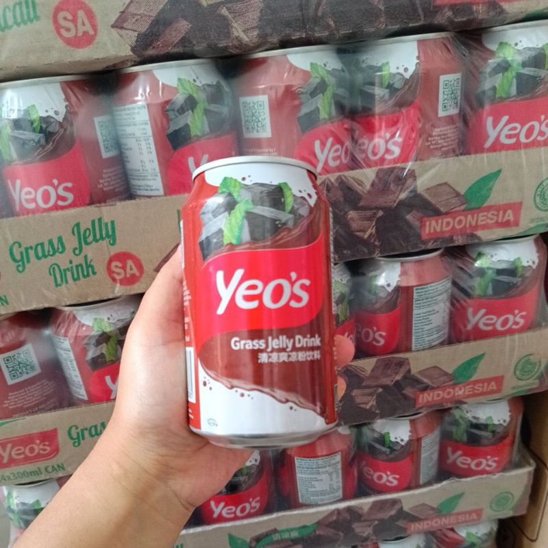 Jual Yeos Grass Jelly Drink Minuman Grass Jelly Jelly Drink Isi Shopee Indonesia