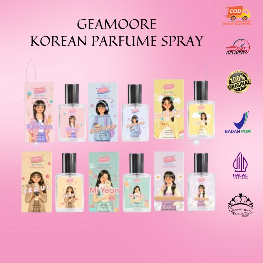 Jual GEAMOORE KOREAN PARFUME SPRAY 15 ML | Shopee Indonesia