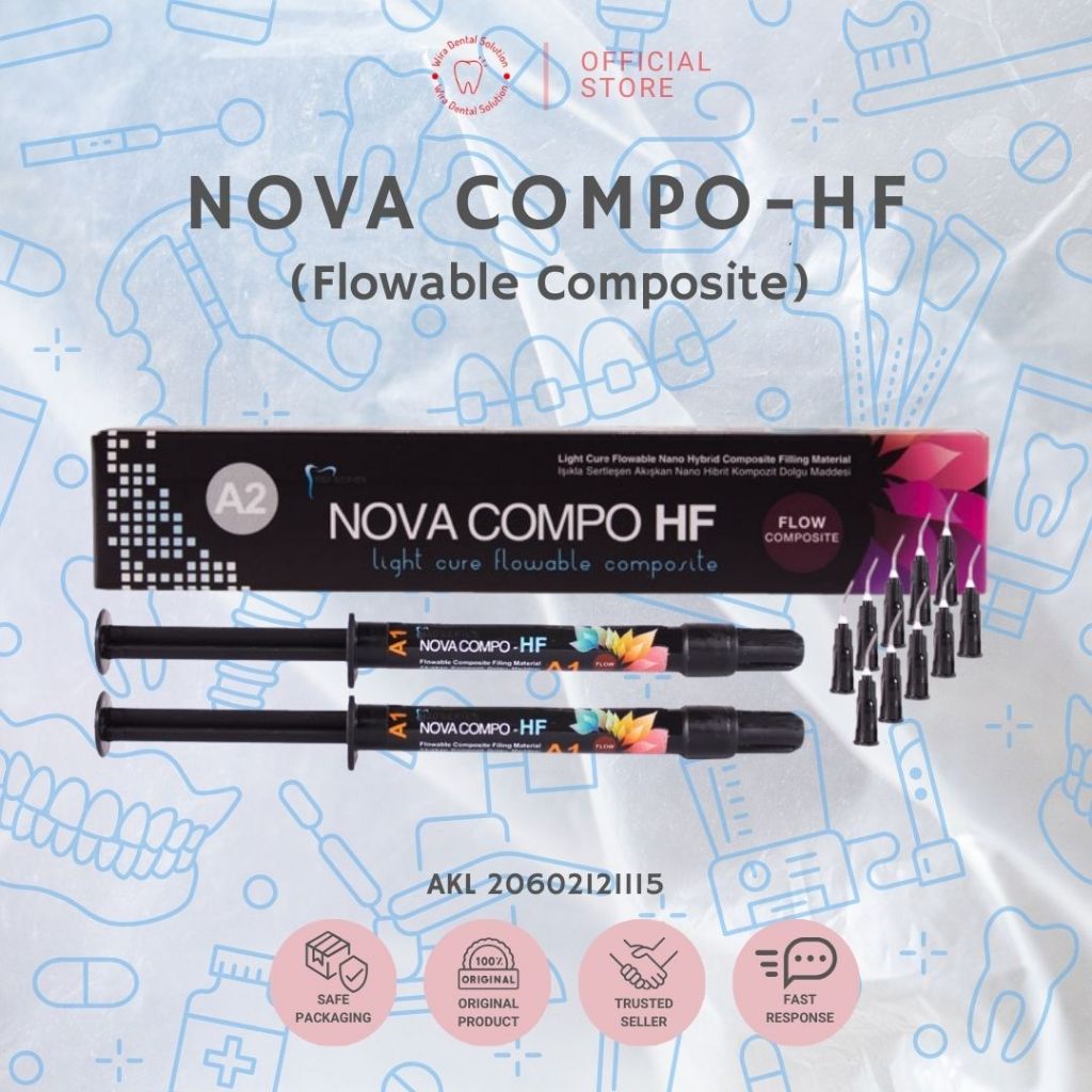 Jual Flowable Composite Resin, Nova Compo HF IMICRYL | Shopee Indonesia