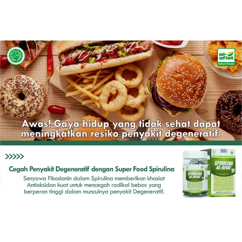 Jual Masker Spirulina Original Al Afiat 60 kapsul | Shopee Indonesia