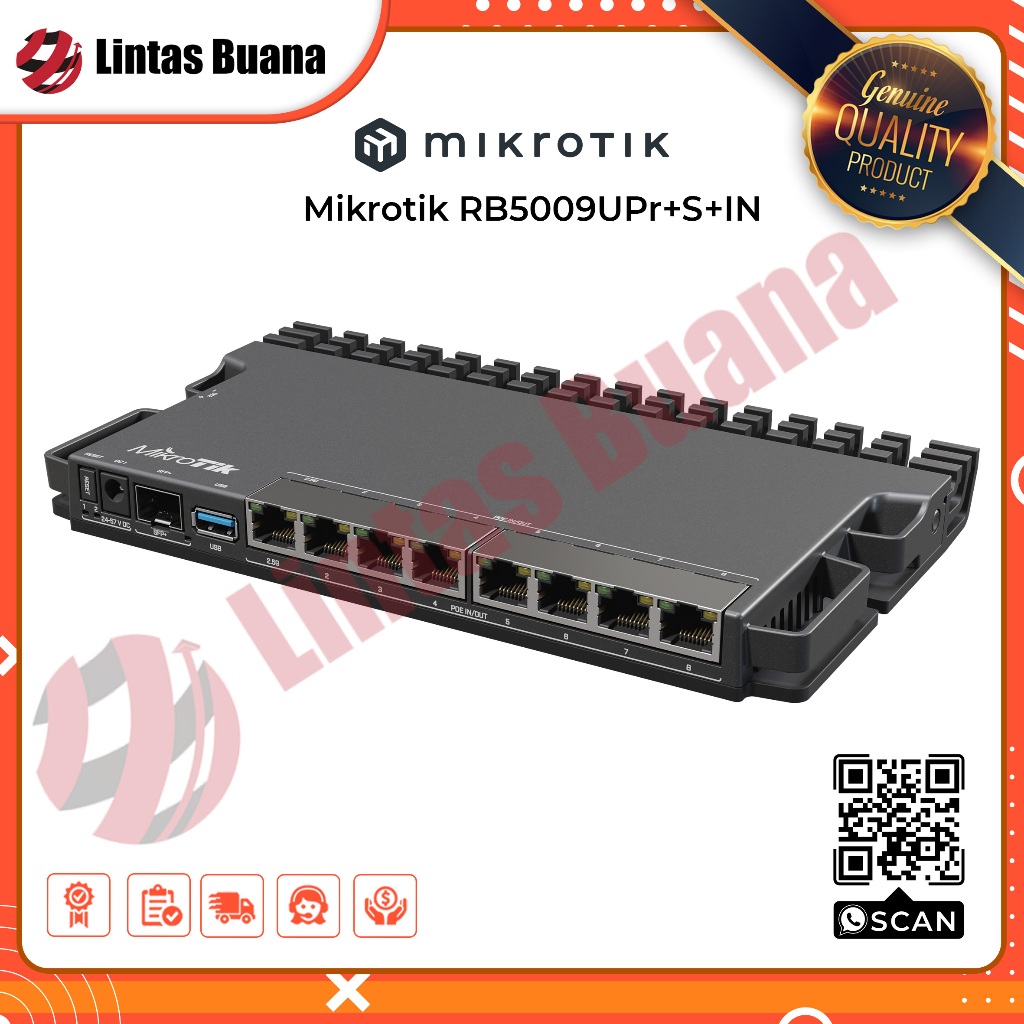 Jual Mikrotik RB5009UPr+S+IN | RB 5009 UPr+S+IN | RB5009 router with ...