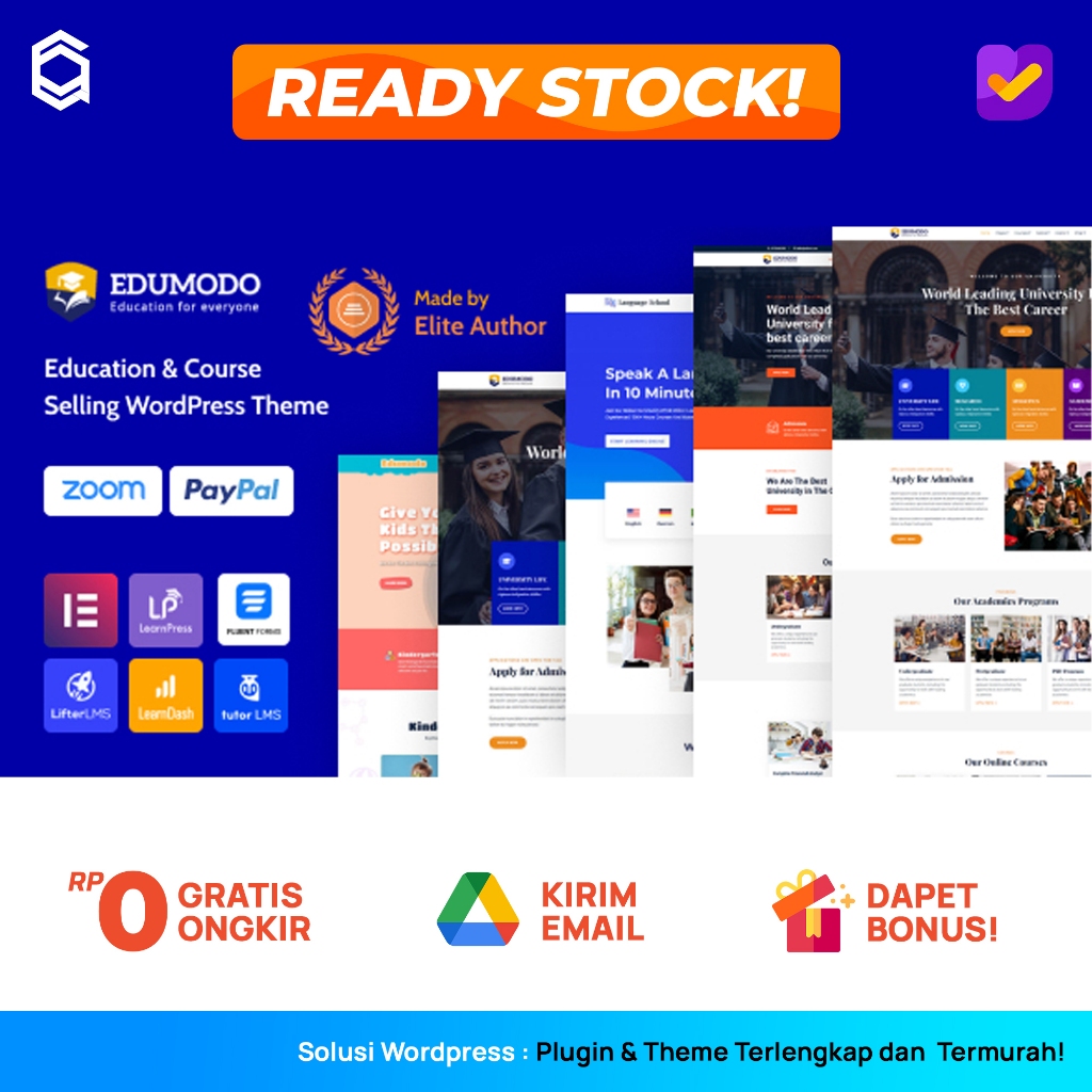 Jual Edumodo Tema Wordpress Sekolah Kampus Education WordPress Theme ...