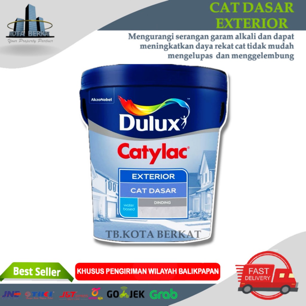 Jual Cat Dasar Exterior Dulux Catylac Cat Dasar Tembok Luar 21kg Shopee Indonesia 2917