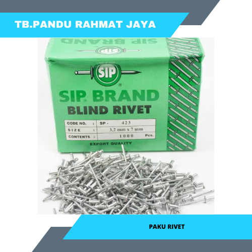 Jual Paku Rivet Keling Baut Sambung Ripet Aluminium Semua Ukuran ...