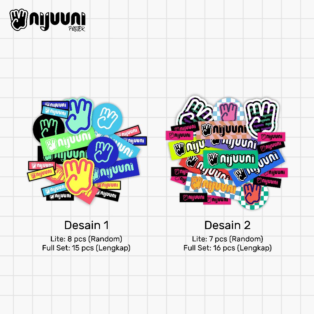 Jual nijuuni STICKER PACK | Shopee Indonesia