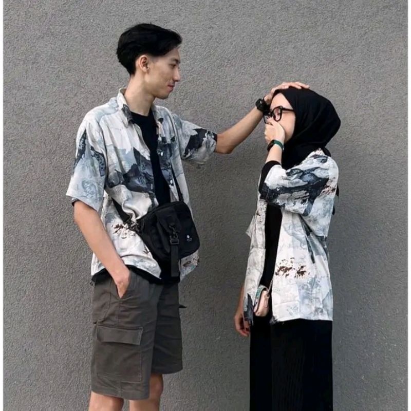 Jual Kemeja Couple / Kemeja Pasangan / Kemeja Couple Sama Ayang 2 pcs ...