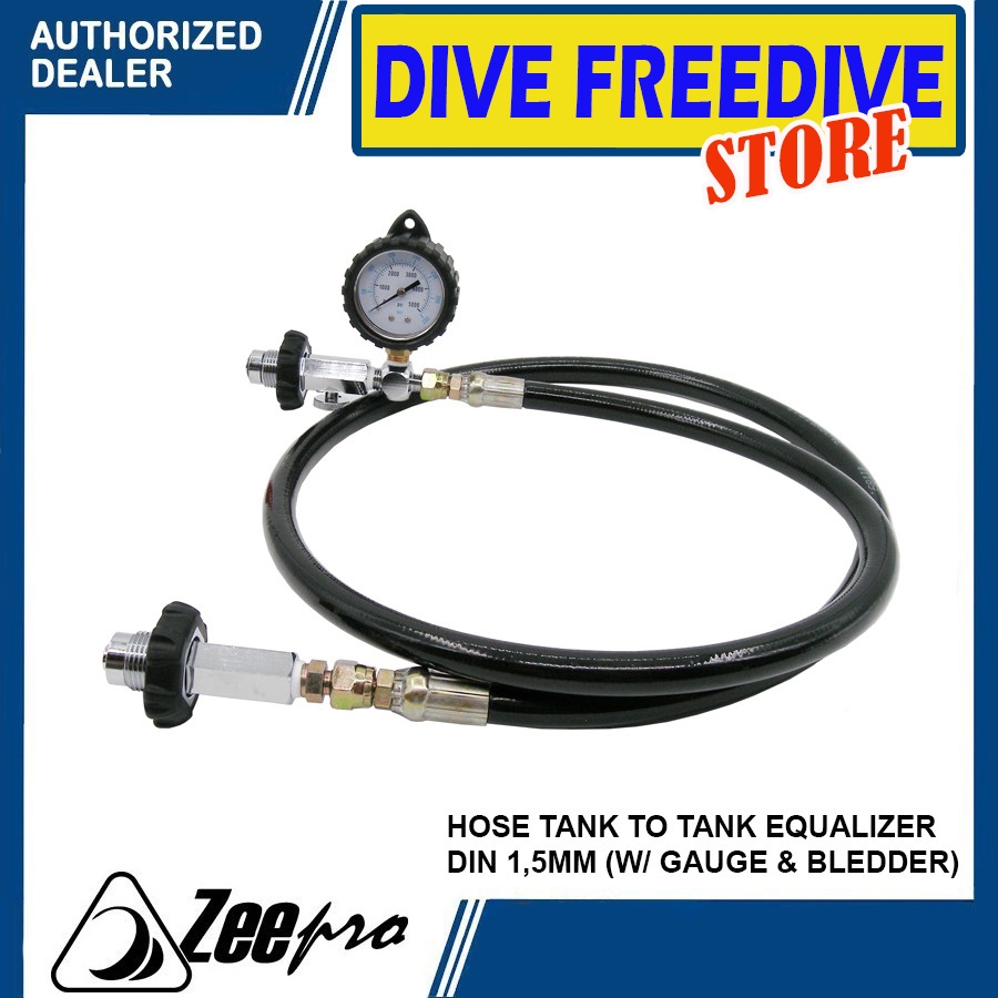 Jual Filling Hose Tank To Tank Equalizer Din 1,5mm with Gauge + Bleeder Selang Tabung ke Tabung