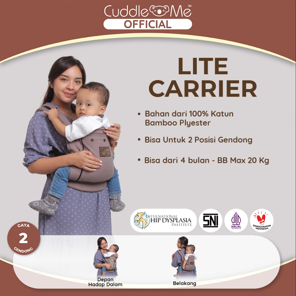 Jual Gendongan Bayi 4 Bulan - 3 th M Shape 2 Posisi Depan Belakang