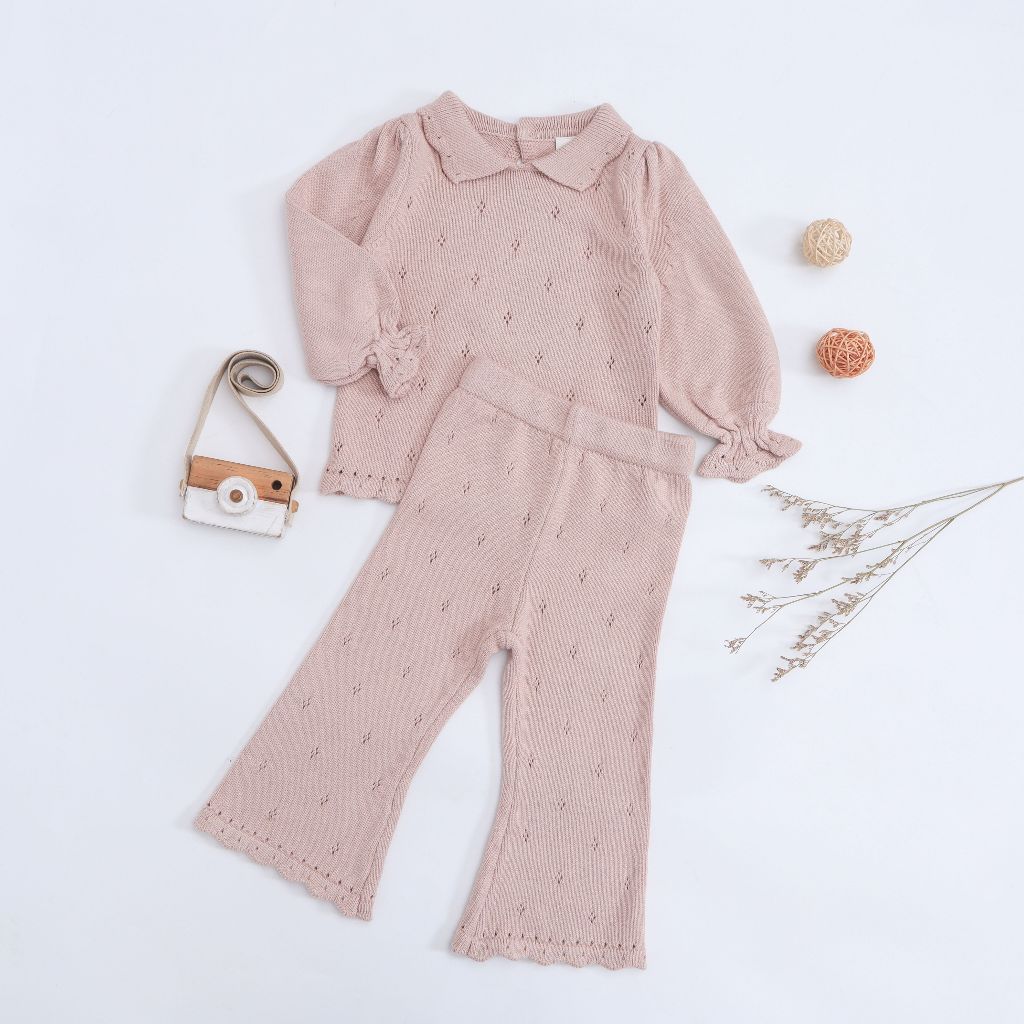 Jual MASON&MILLE - Jisoo Knit Set - Set Anak Perempuan | Shopee Indonesia