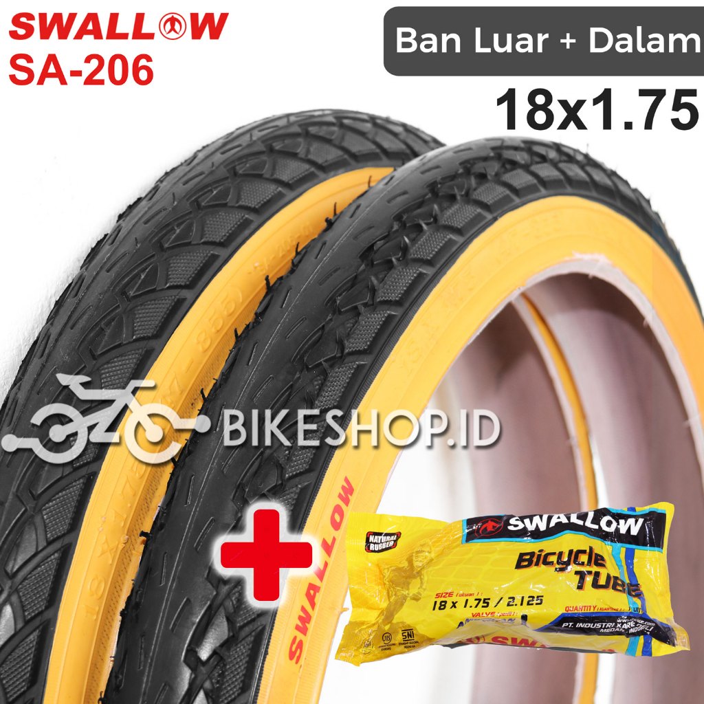 Jual Ban Luar Sepeda Swallow X Minion Lipat Mini Bmx X Hitam Cokelat Kuning Sa