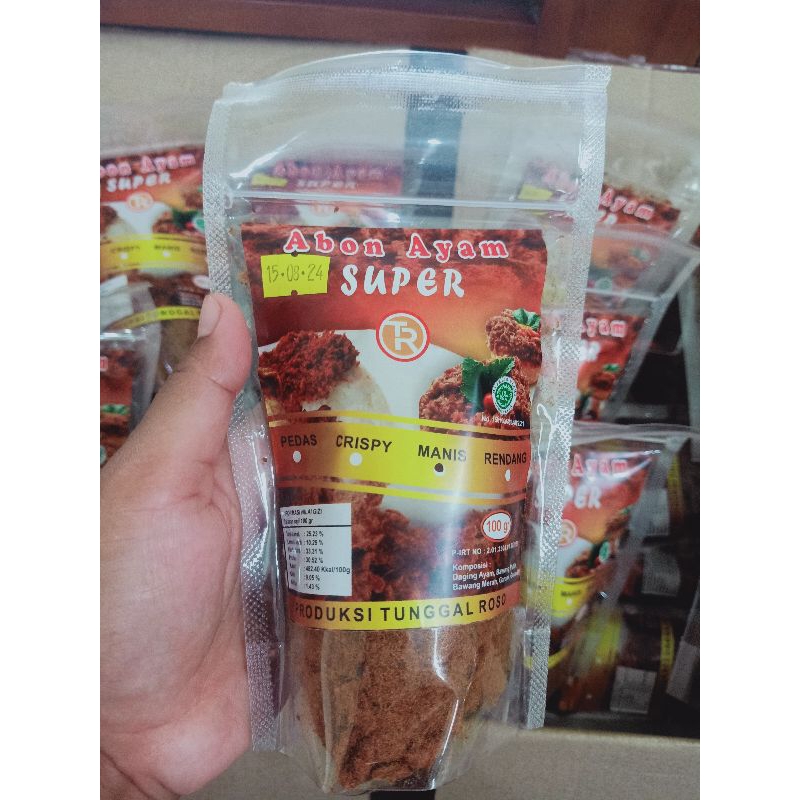 Jual Grosir Abon Ayam Super Tunggal Roso Kemasan Pouch G Shopee Indonesia