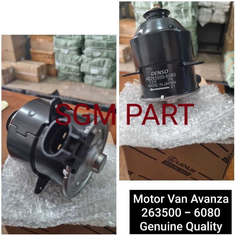 Jual MOTOR FAN RADIATOR AVANZA XENIA RUSH TERIOS GARANSI BARU TOYOTA ...