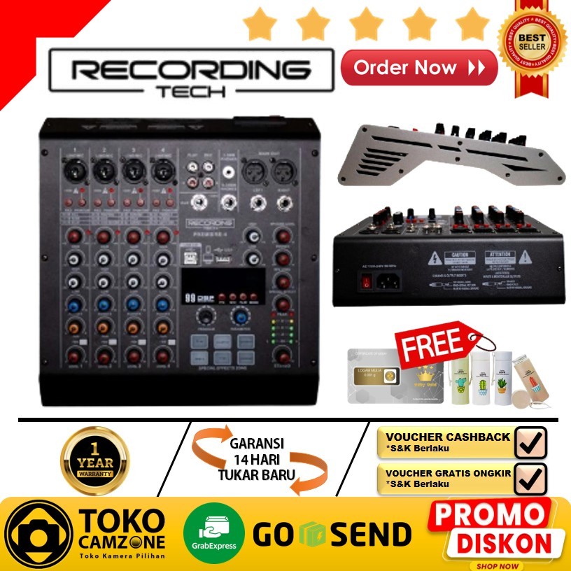 Jual RECORDING TECH PREMIERE-4 Audio Mixer Console | Premiere4 | Shopee ...