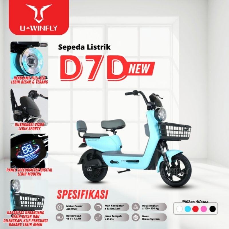 Jual Sepeda Listrik Ebike Uwinfly D D M D D D New Product