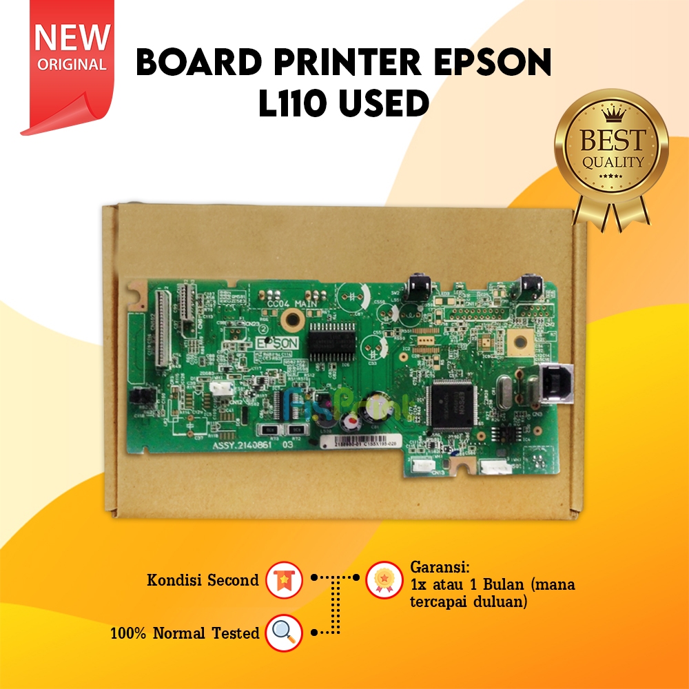 Mainboard Motherboard Printer Epson L110, Mainboard L110, Logic Board Epson  L110 Used