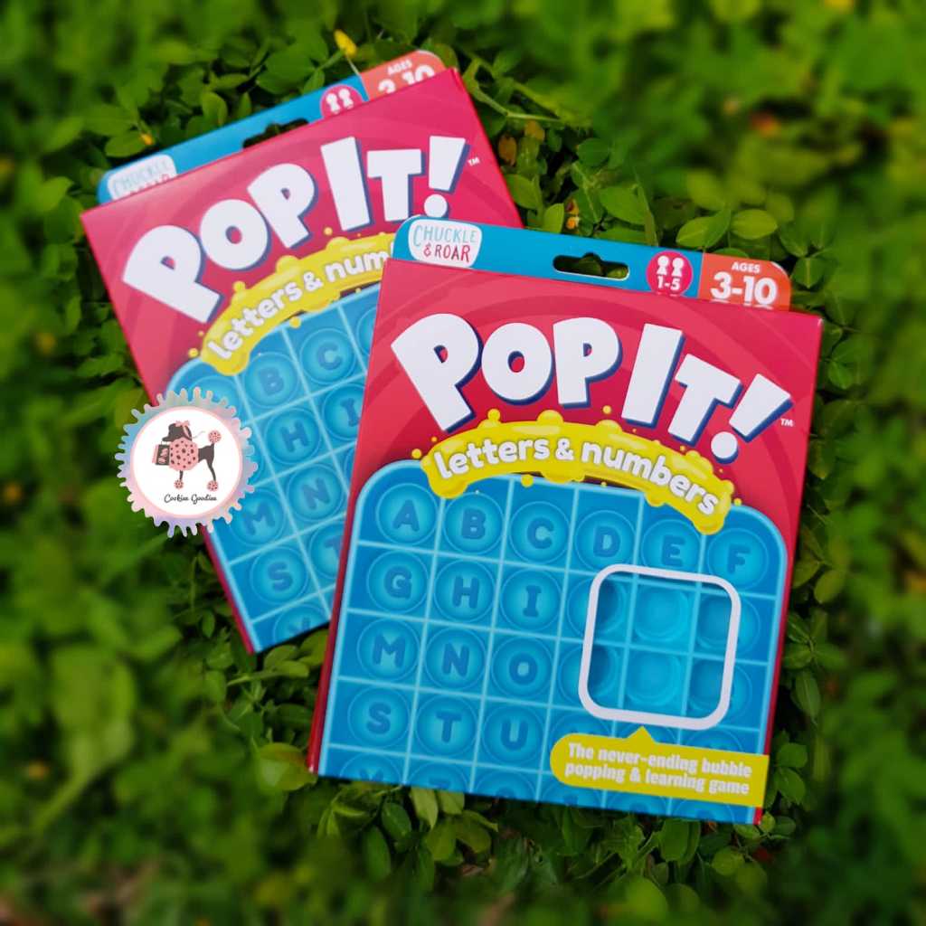 Jual Chuckle and Roar Pop It Letters and Numbers | Shopee Indonesia