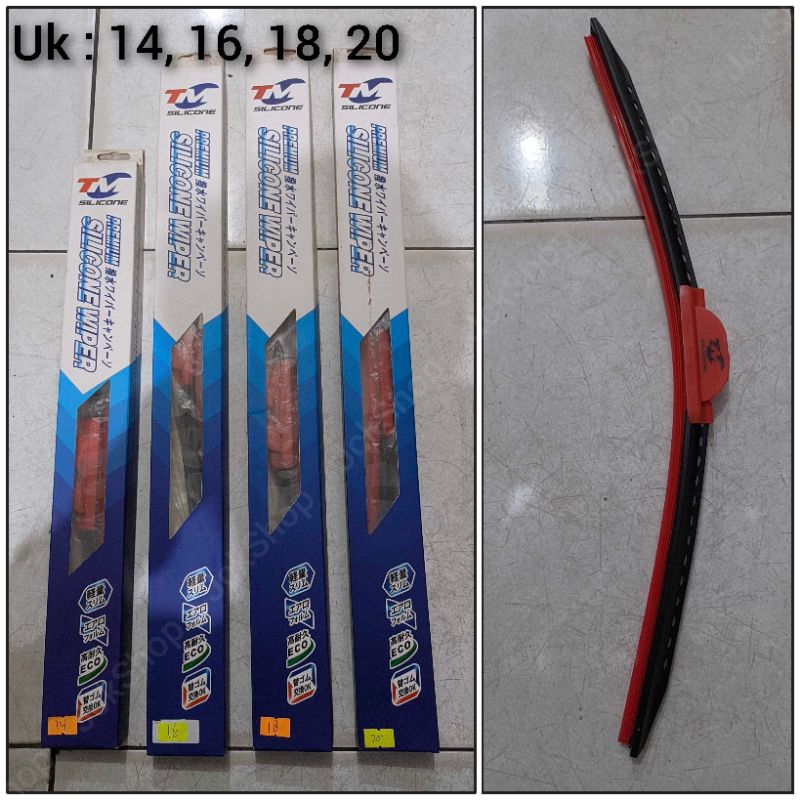 Jual Universal Wiper Frameless Pisang List Merah Shopee Indonesia