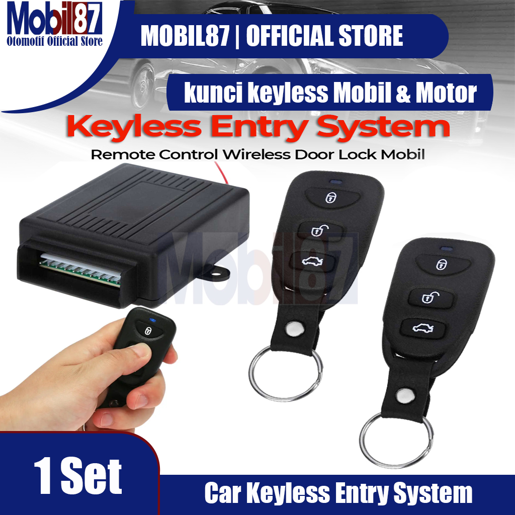 Jual Eunavi Keyless Entry System Remote Control Wireless Door Lock ...