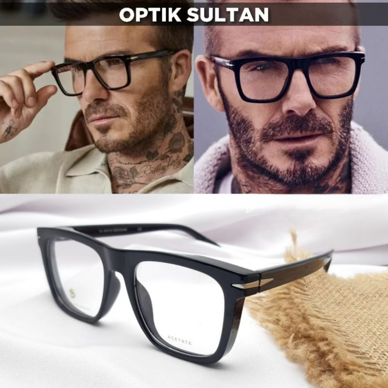 Jual Frame Kacamata Minus Pria Sporty David Beckham Square Photocromic