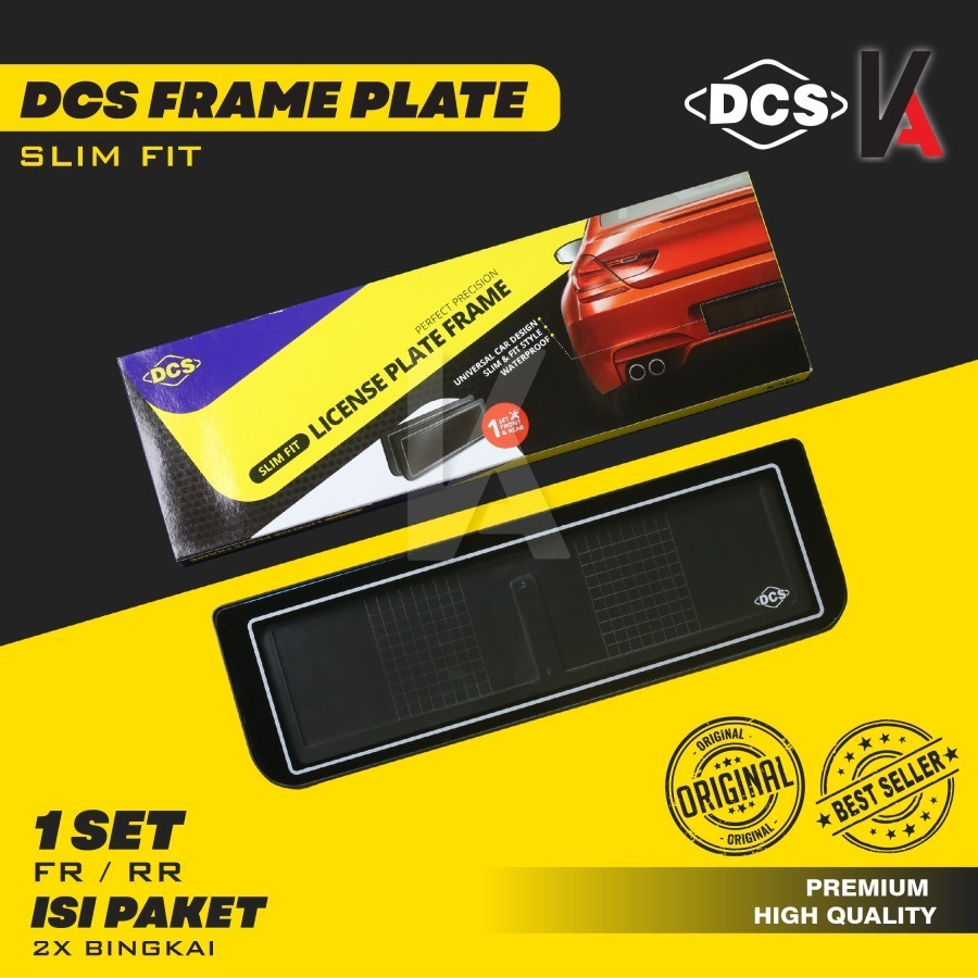 Jual Cover Dudukan Tatakan Plat Nomor Akrilik Mika Slim Dcs Non Led