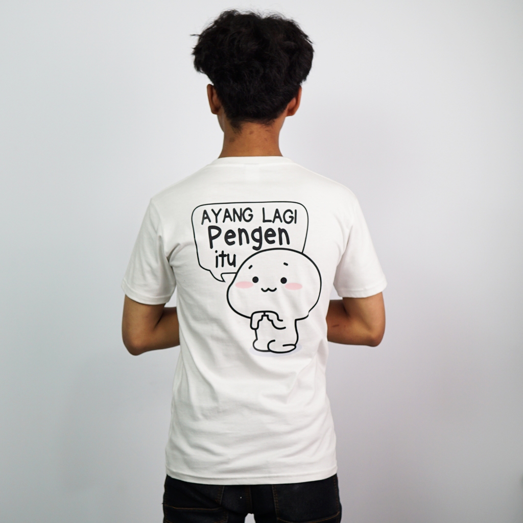 Jual Desain Kaos Keren Kaos Parodi Desain Pentol Ayang Lagi Pengen