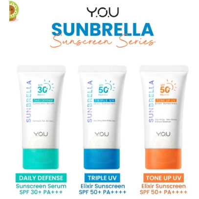 Jual YOU SUNBRELLA SUNSCREEN - SPF30 SPF50 SPF50 TONE UP SUNSCREEN ...