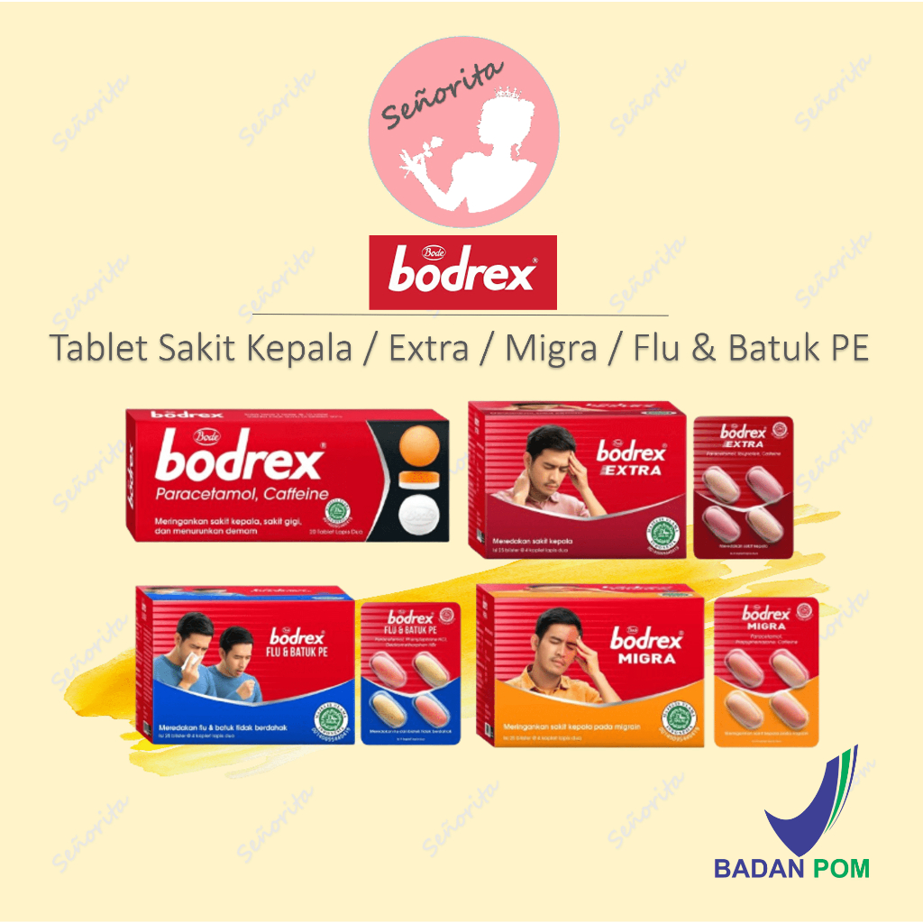 Jual BODREX Tablet All Varian | Shopee Indonesia