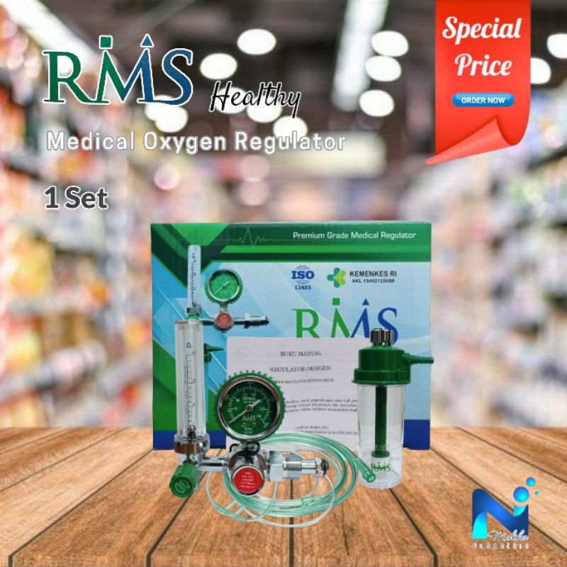 Jual Medical Oxygen Regulator Original Rms Regulator Tabung Medis