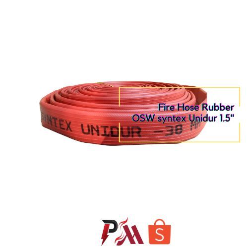 Jual FIRE HOSE RUBBER DIA 1.5 INCH OSW SYNTEX UNIDUR SELANG PEMADAM ...