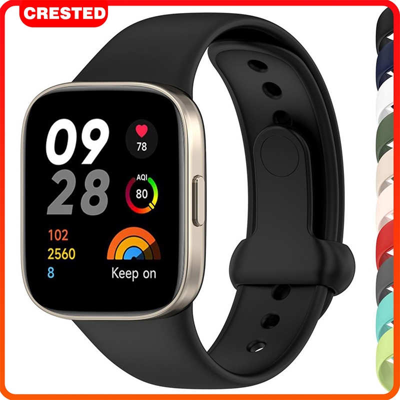 Jual Silicone Strap for Redmi Watch 3 Tali Pengganti Xiaomi Redmi ...