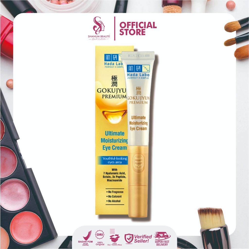 Jual Hada Labo Gokujyun Premium Eye Cream 15g Shopee Indonesia