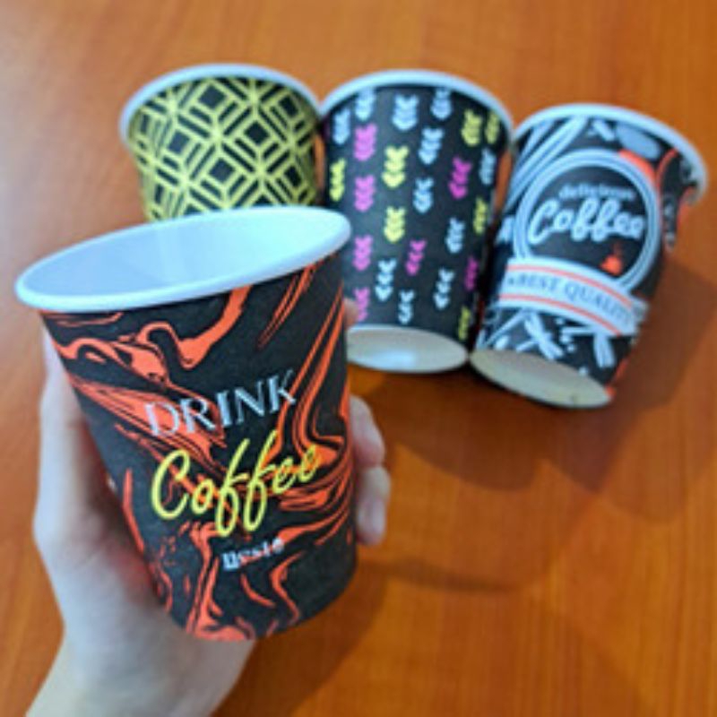 Jual Paper Cup Motif / Gelas Kertas Kopi / Teh 8oz (50pcs) | Shopee ...