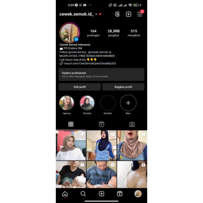 Jual Akun Instagram | Shopee Indonesia