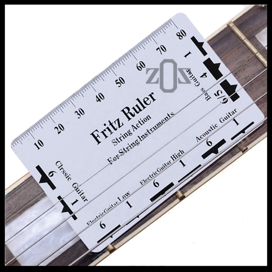 Jual Penggaris Ruler Pengukur Gauge String Action Pitch Guide Luthier ...