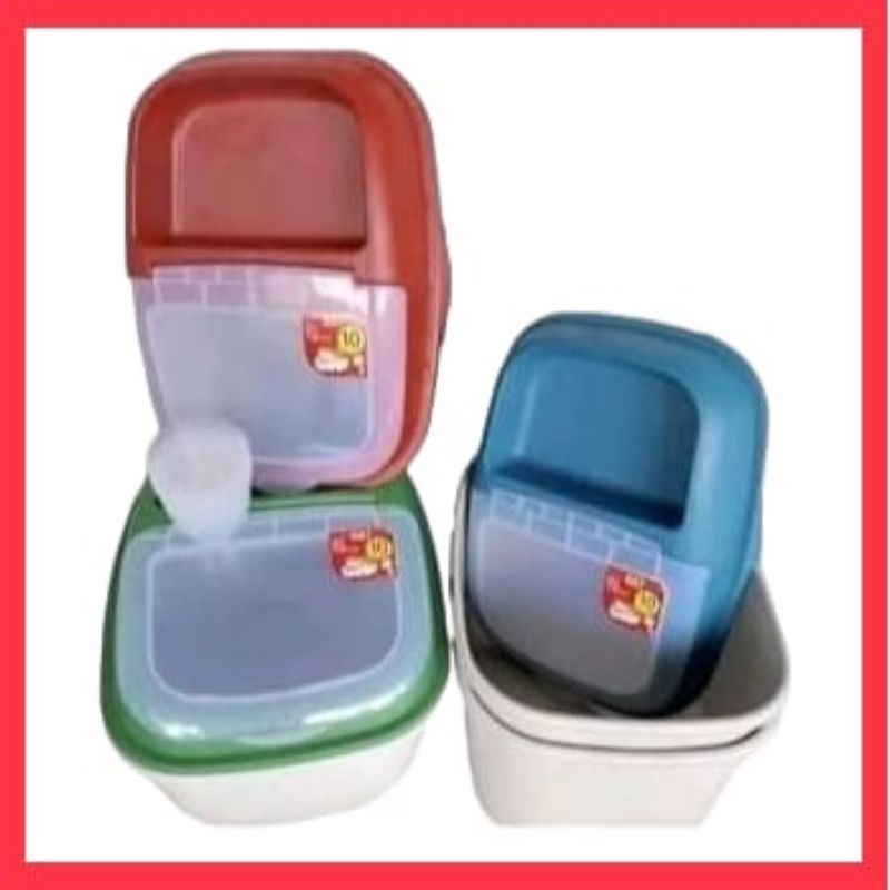 Jual RICE BOX // TEMPAT PENYIMPANAN BERAS // KONTAINER BERAS 10 LITER ...