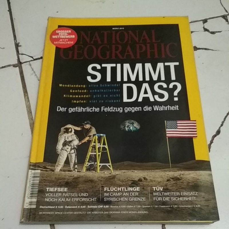Jual Majalah National Geographic Flying/return to mars/ Hello anchorage