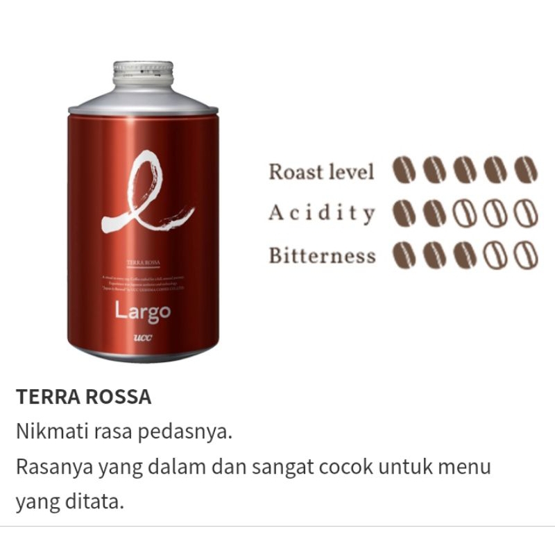 Jual Biji kopi UCC Coffee UCC Largo Terra Rossa Coffee 900 gram ...