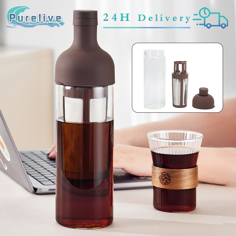Jual Cold Brew Filter Cold Brew Kopi 1 Liter Bottle ColdBrew Coffee ...