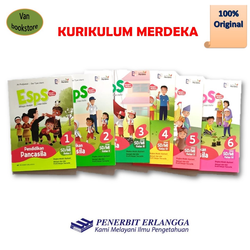 Jual Esps Pendidikan Pancasila Revisi SD Kelas 1 2 3 4 5 6 - Kurikulum ...