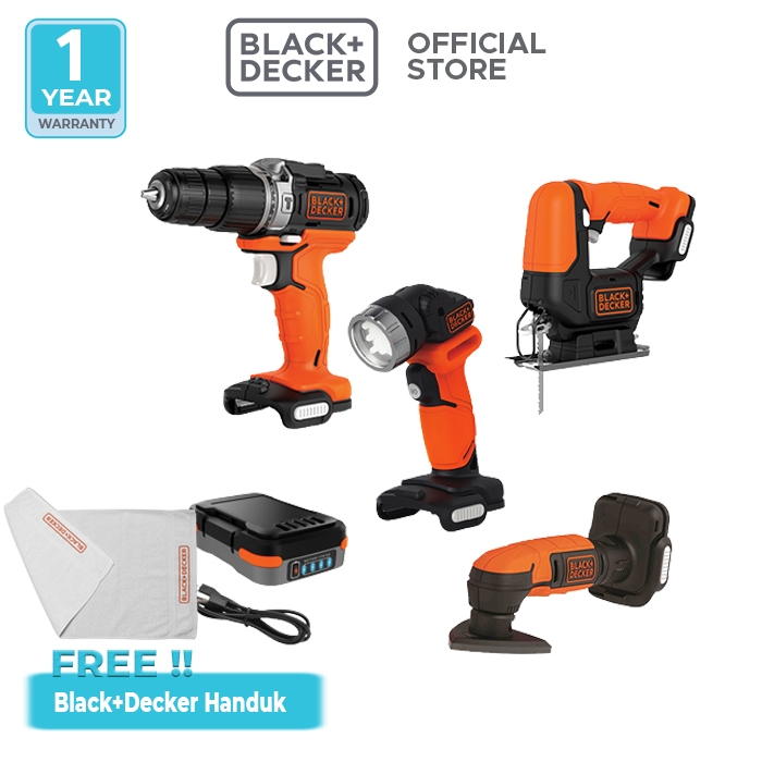 Jual Black+Decker GoPak Perkakas Combo - Bor, Mesin Amplas, Mesin ...