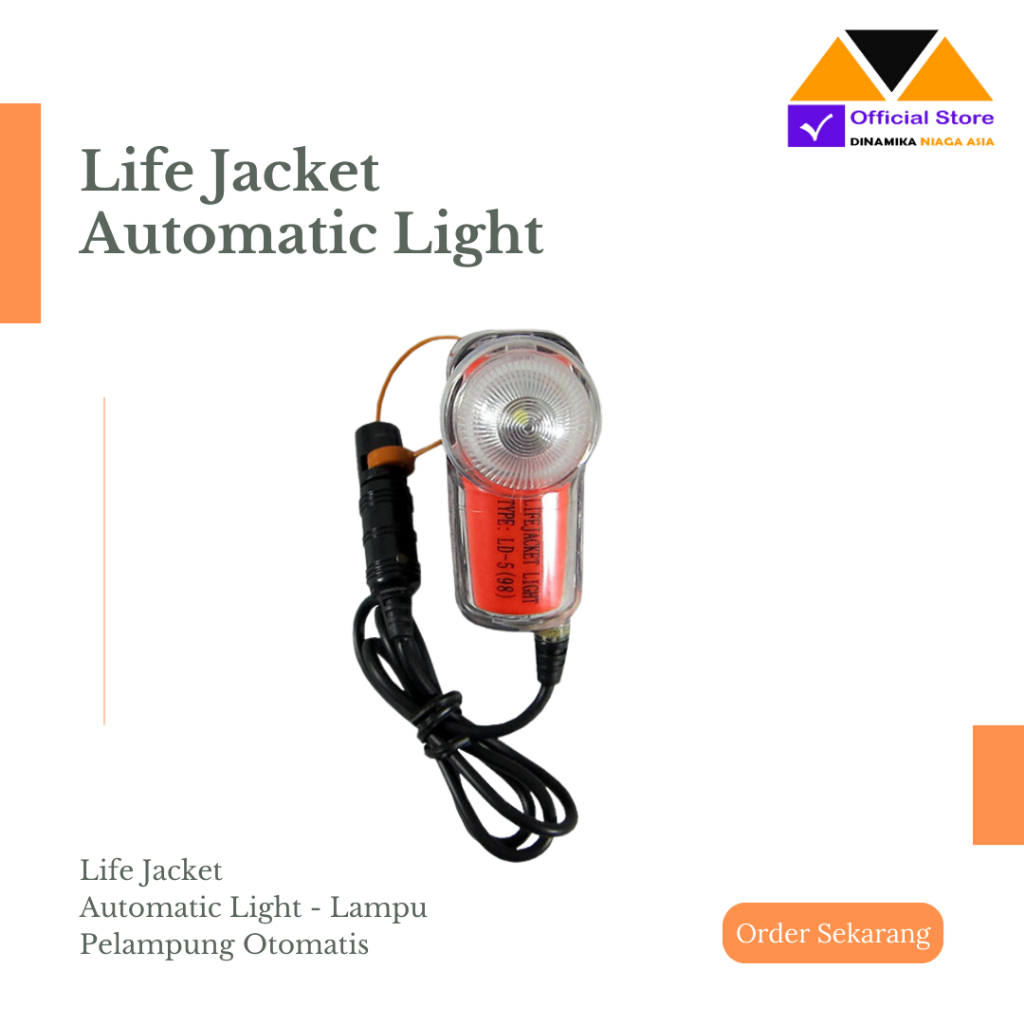 Jual Lampu Life Jacket Otomatis Life Jacket Automatic Light | Shopee ...