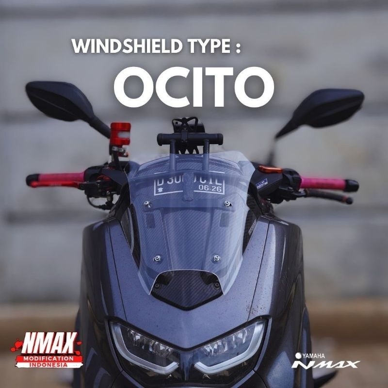 Jual Visor Windshield Tameng Yamaha Nmax Model Ocito Shopee Indonesia