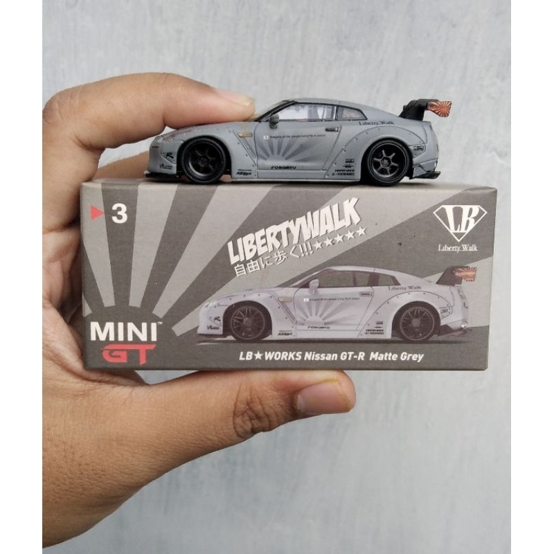 Jual Mini GT R35 Matte Grey Zahran | Shopee Indonesia