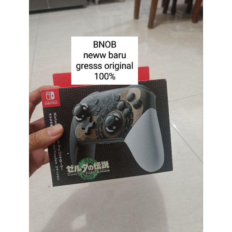 Jual pro controller original nintendo switch zelda tears of the kingdom ...