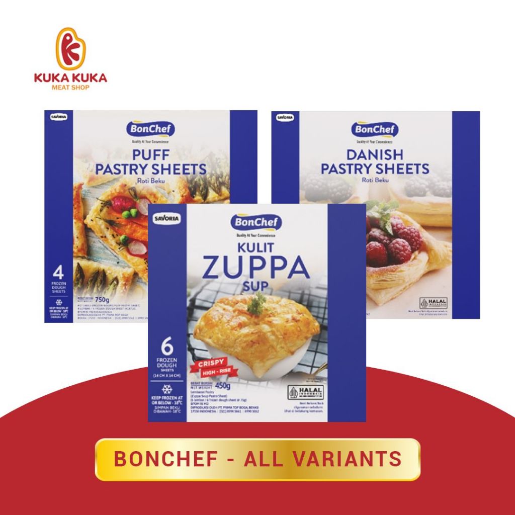 Jual Bon Chef Puff Pastry / Danish Pastry Sheets / Kulit Zuppa Sup ...