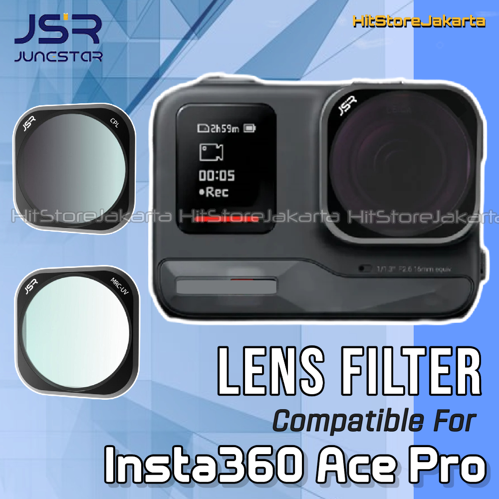 Objektiv Filter Für Insta360 ACE Pro - UV, CPL & Makro 10X Filter Set