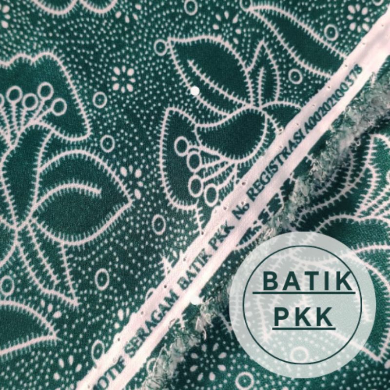 Jual Kain Seragam Batik Pkk Nasional Harga Per Meter Shopee