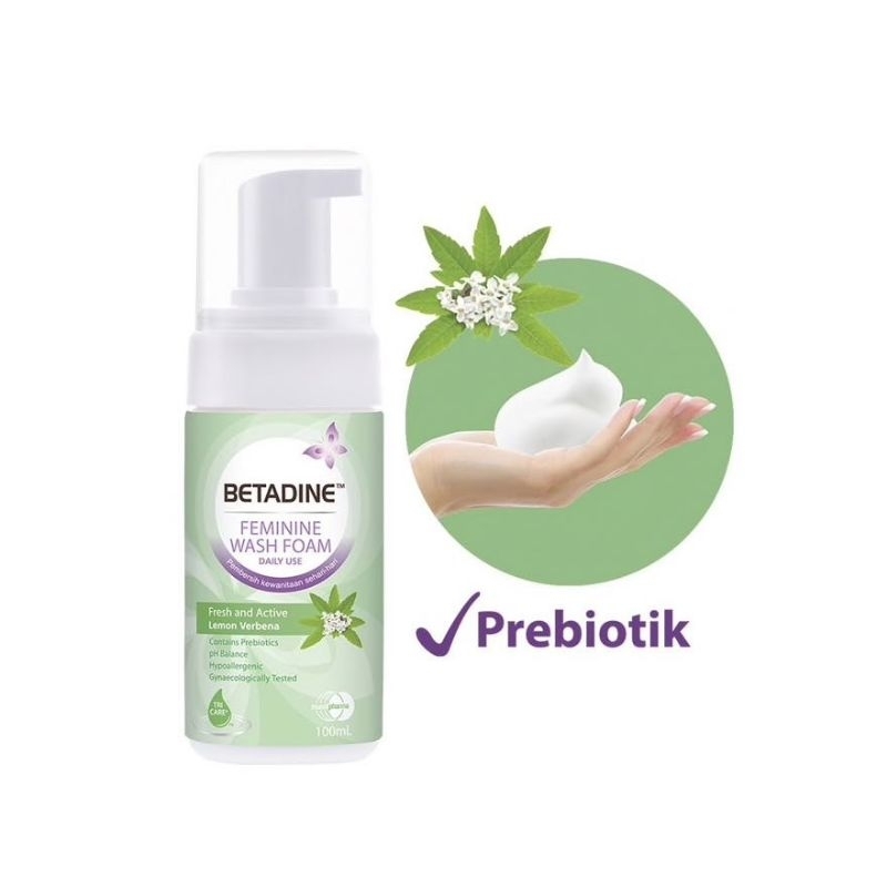 Jual Betadine Feminine Wash Foam Fresh And Active Lemon Verbena ...