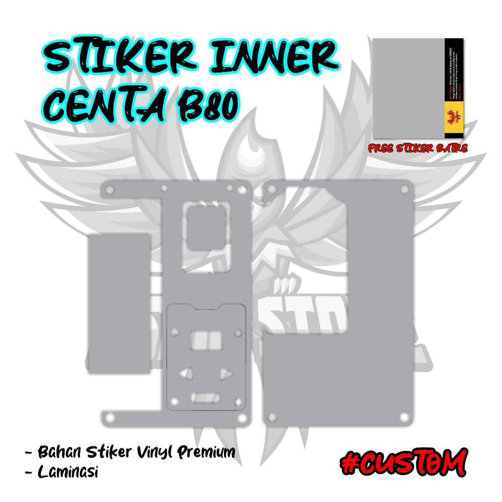 Jual STIKER GARSKIN INNER CENTAURUS B80 / STIKER B80 / INNER B80 / B80 ...